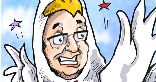 Why is Tom Tiffany skipping debate in Phil Hands cartoon?