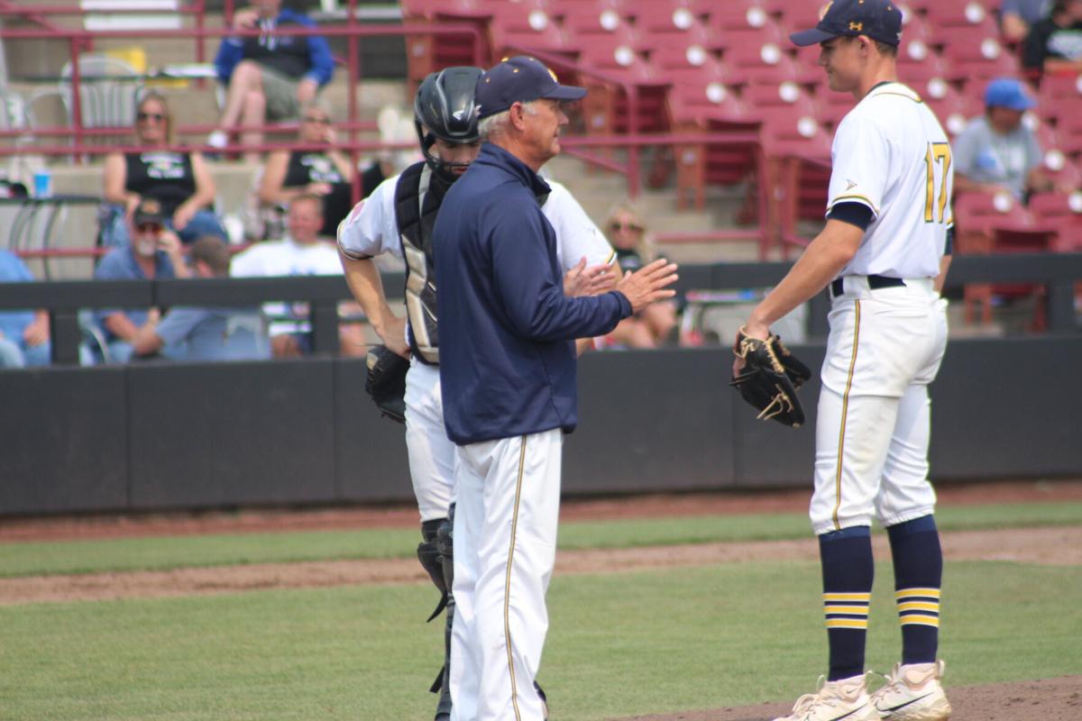 See action of Random Lake vs Aquinas in D3 state semifinal baseball