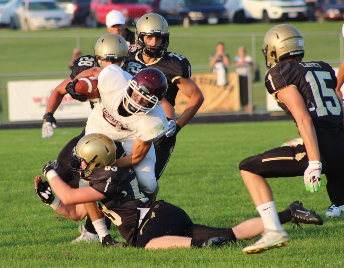 High School Football Big First Quarter Lifts Caledonia Past