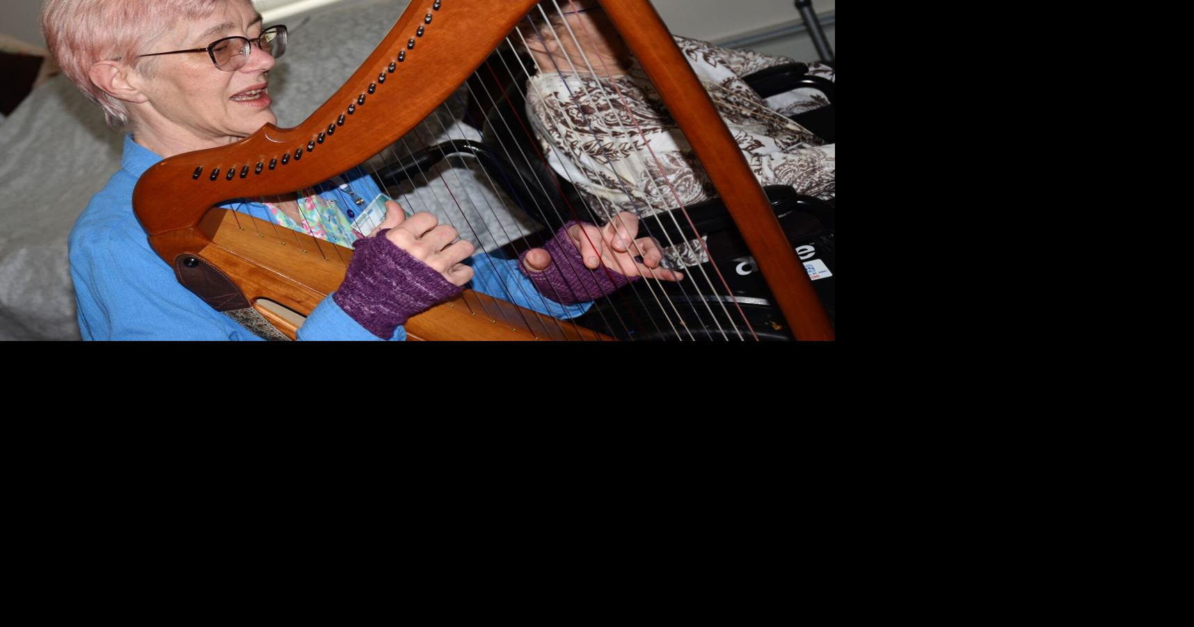 Viroqua harpist finds joy in caring for the dying