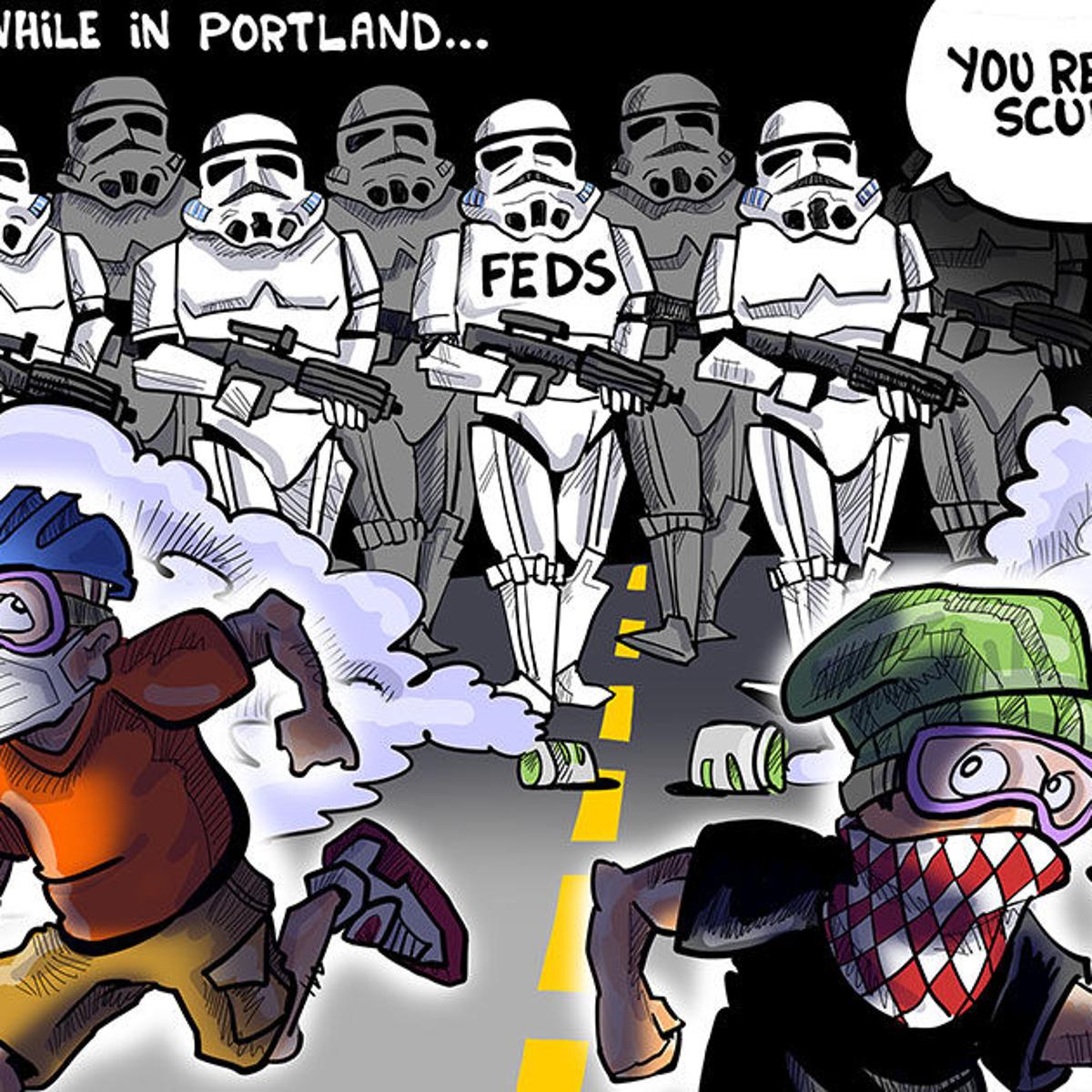 Hands On Wisconsin Trump S Stormtroopers Crack Down On Portland Protests Opinion Lacrossetribune Com