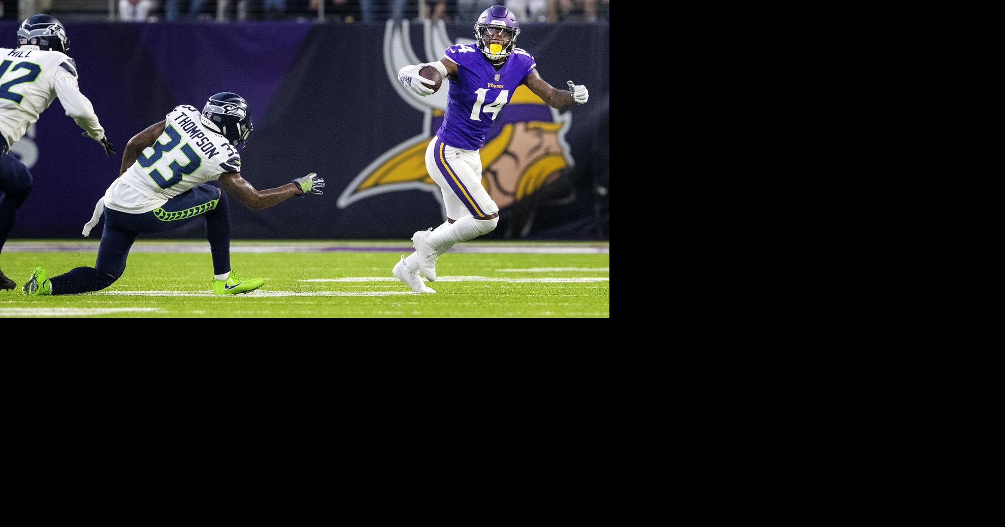 Stefon Diggs stats: Vikings WR finally gets first catch after visible  frustration - DraftKings Network