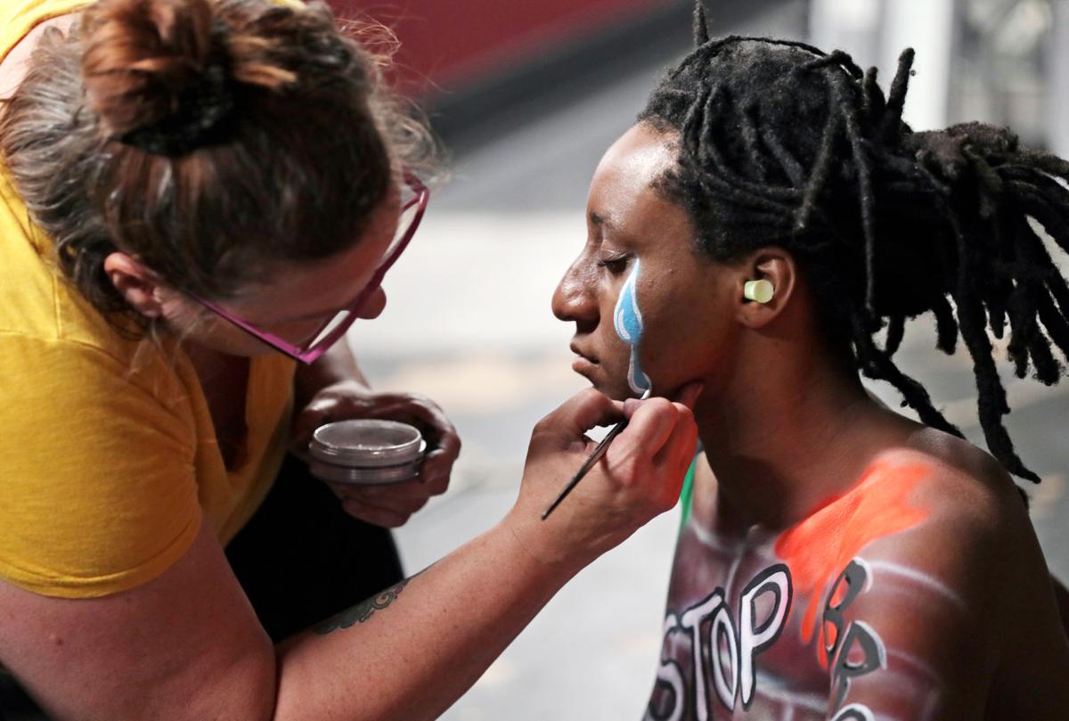 Photos Madison body paint artist uses Black Lives Matter activists as