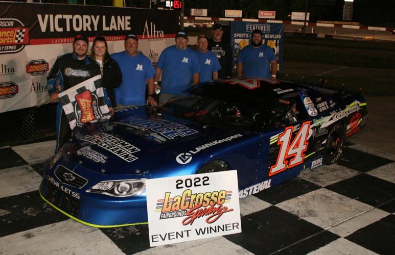 La Crosse Fairgrounds Speedway Bachman wins week removed from wreck