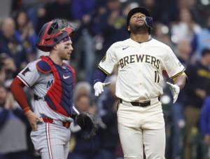 Rookie's first home run not enough for Brewers