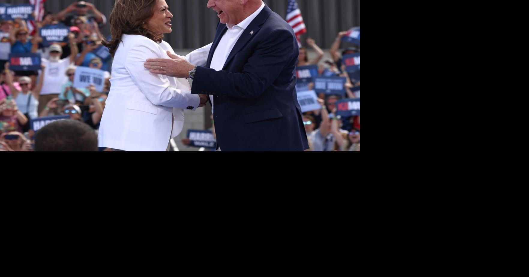 IN PHOTOS: Kamala Harris and Tim Walz rally in Eau Claire