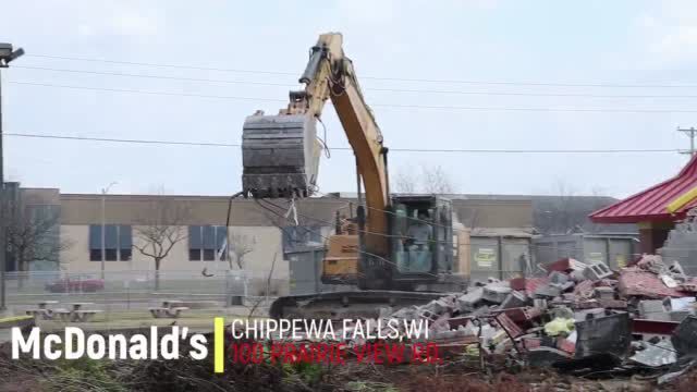 Chippewa Falls McDonald s Demolition