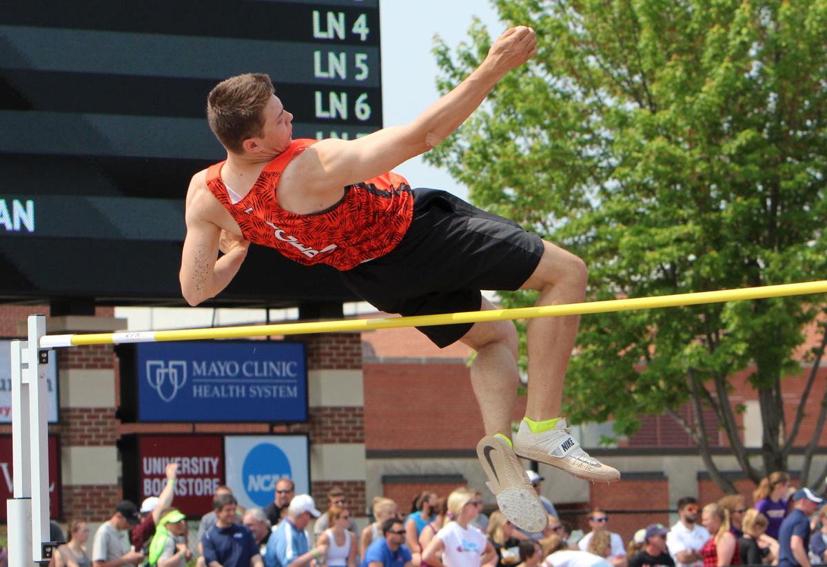 Jack Washburn at WIAA state track