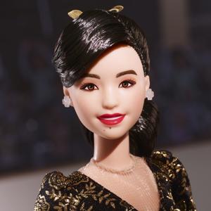 Olympic figure skater Kristi Yamaguchi is ‘tickled pink’ to inspire a Barbie doll