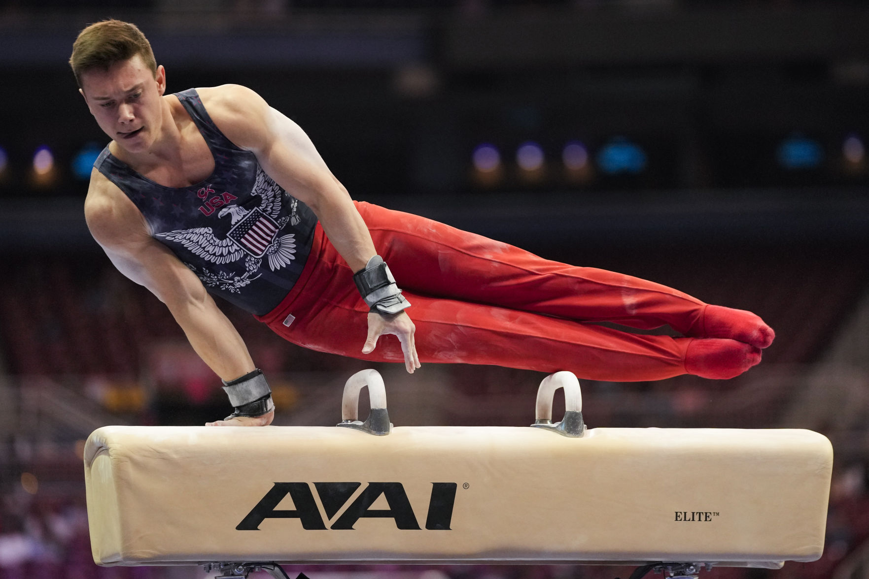 Olympics Gymnast Malone takes unusual path to Tokyo