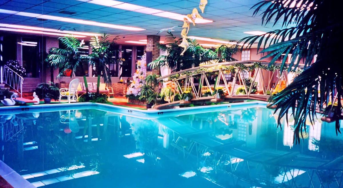 Pink Palace indoor pool