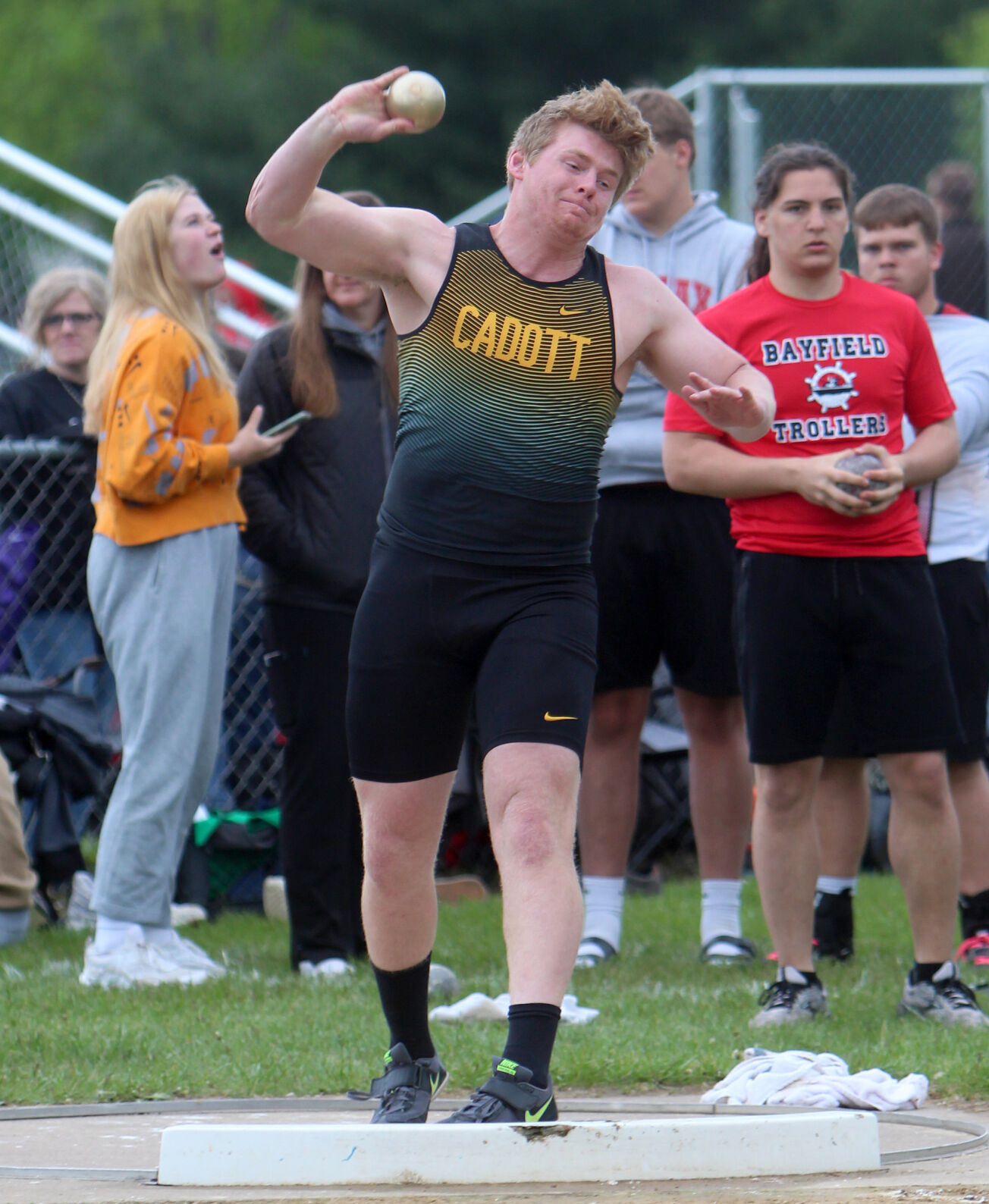 Prep Track and Field Division 3 State Notebook Cadotts Tegels learns quickly, capping his first season with sport with state berth in shot put Local lacrossetribune