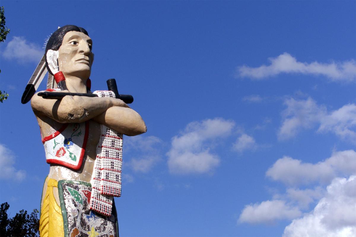 Hiawatha statue