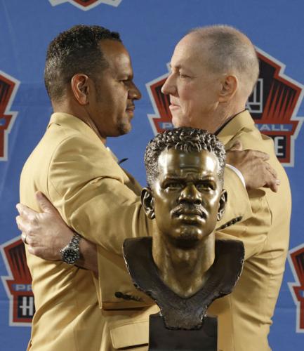 Jim Kelly, Andre Reed, Pro Football Hall of Fame, AP photo