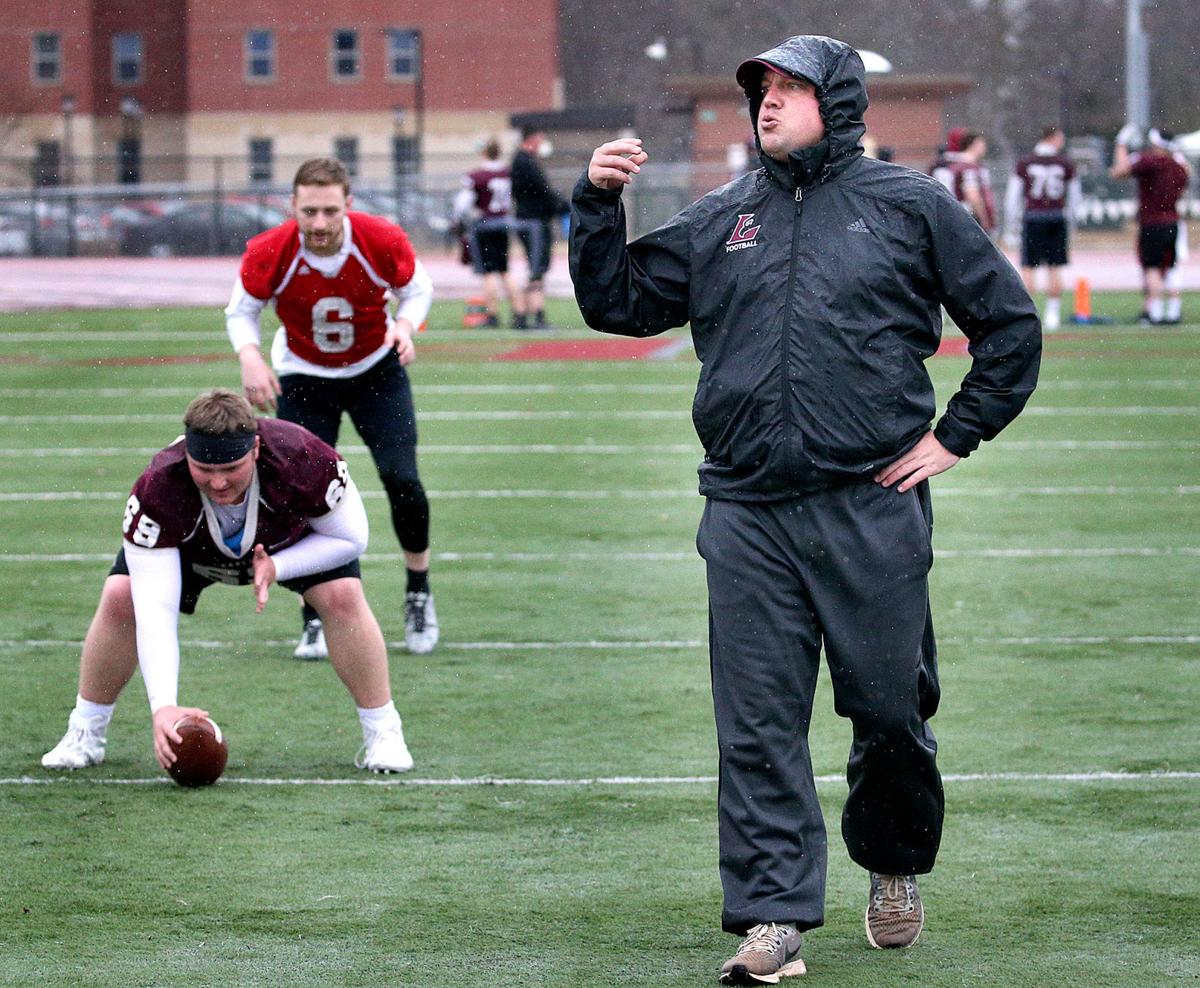UWLa Crosse football Rain doesn't dampen spirits at first spring