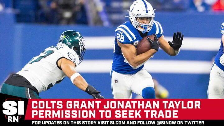 Indianapolis Colts running back Jonathan Taylor demands trade