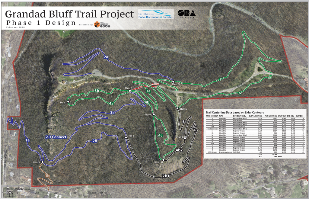 Grandad Bluff Trail Map Grandad Bluff Trail To Begin Construction On May 20 | Local News |  Lacrossetribune.com