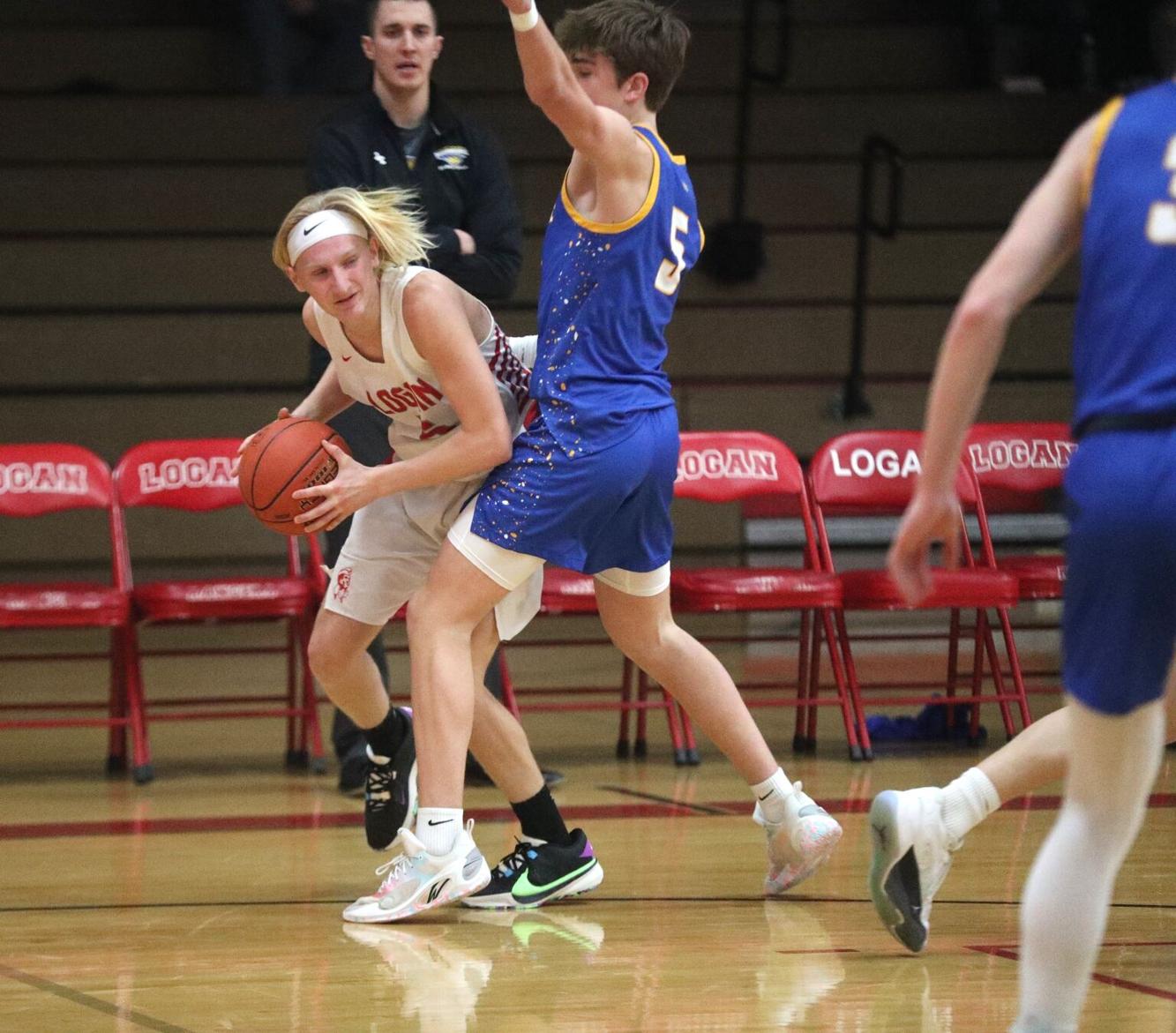 Scenes from La Crosse Logan vs. Rice Lake boys basketball