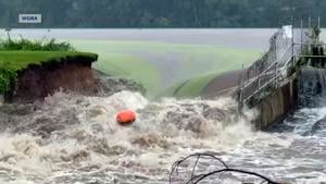 Wisconsin governor declares state of emergency for 4 counties, including 1 where flooding hit dam