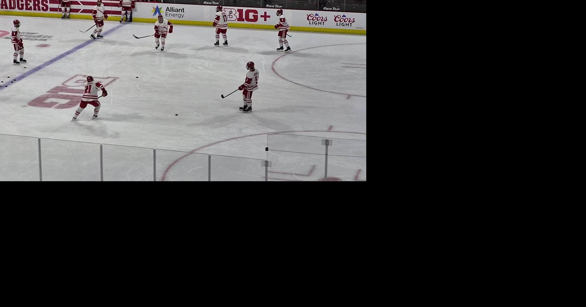 Wisconsin men's hockey warms up before playing Notre Dame TODD D. MILEWSKI Oct 30, 2026 Oct 30, 2026 Updated 3 mins ago