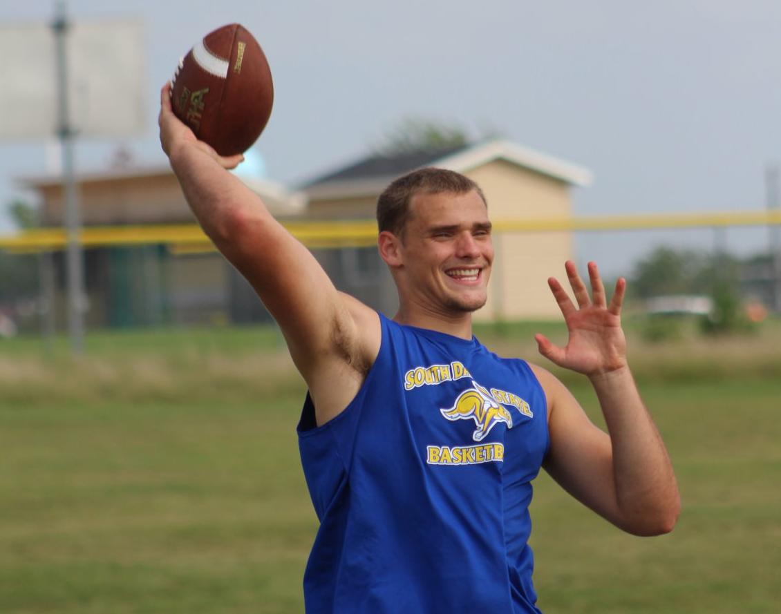 Noah King happy at practice