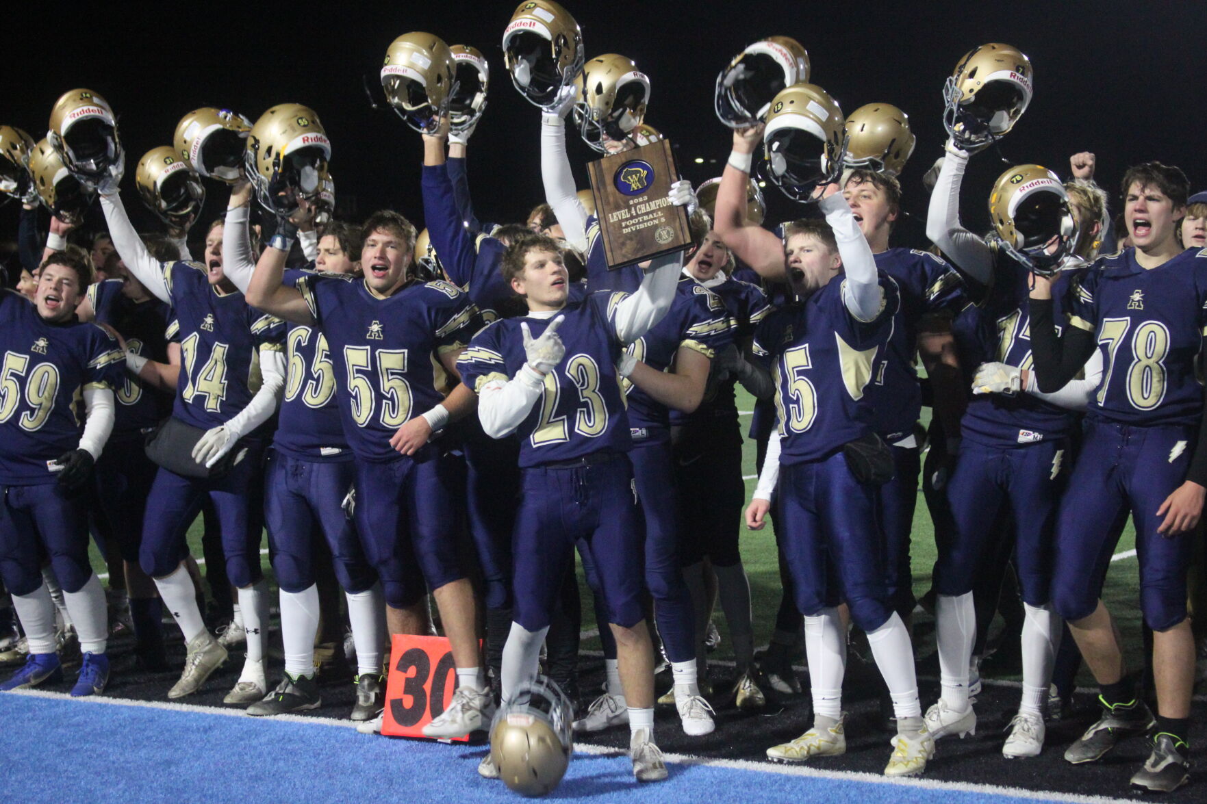 Aquinas High School Football Team Clinches Third-Straight State Division 5 Title Game | Shane Willenbring Shares Reflection on Team’s Unexpected Success | David Malin Scores Three Touchdowns