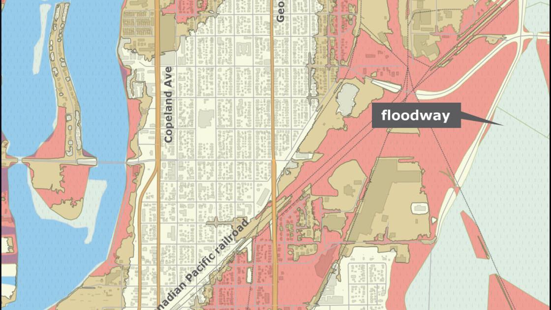 La Crosse North Side Flood Plain Map Lacrossetribune Com La Crosse Wisconsin Flooding August 2022 Map