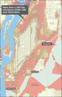 La Crosse Wisconsin Flooding August 2022 Map