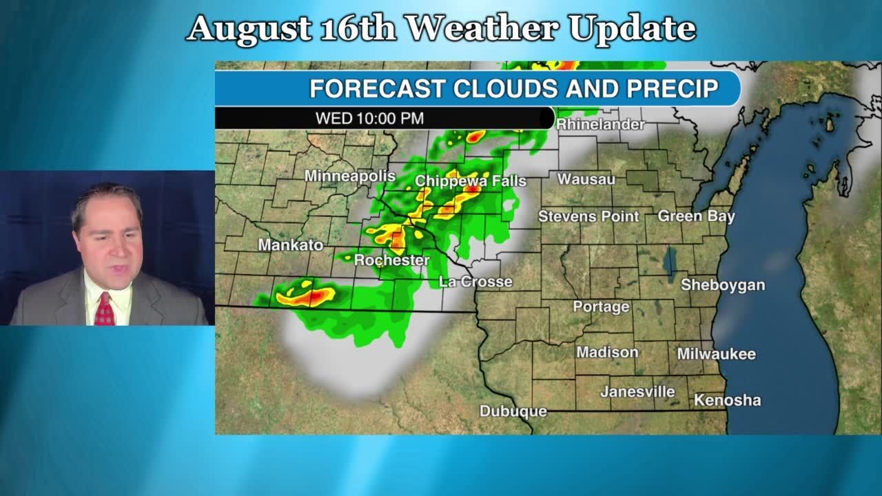 Severe storms possible in Wisconsin and Minnesota Wednesday