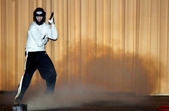 Teacher goes ninja for students 