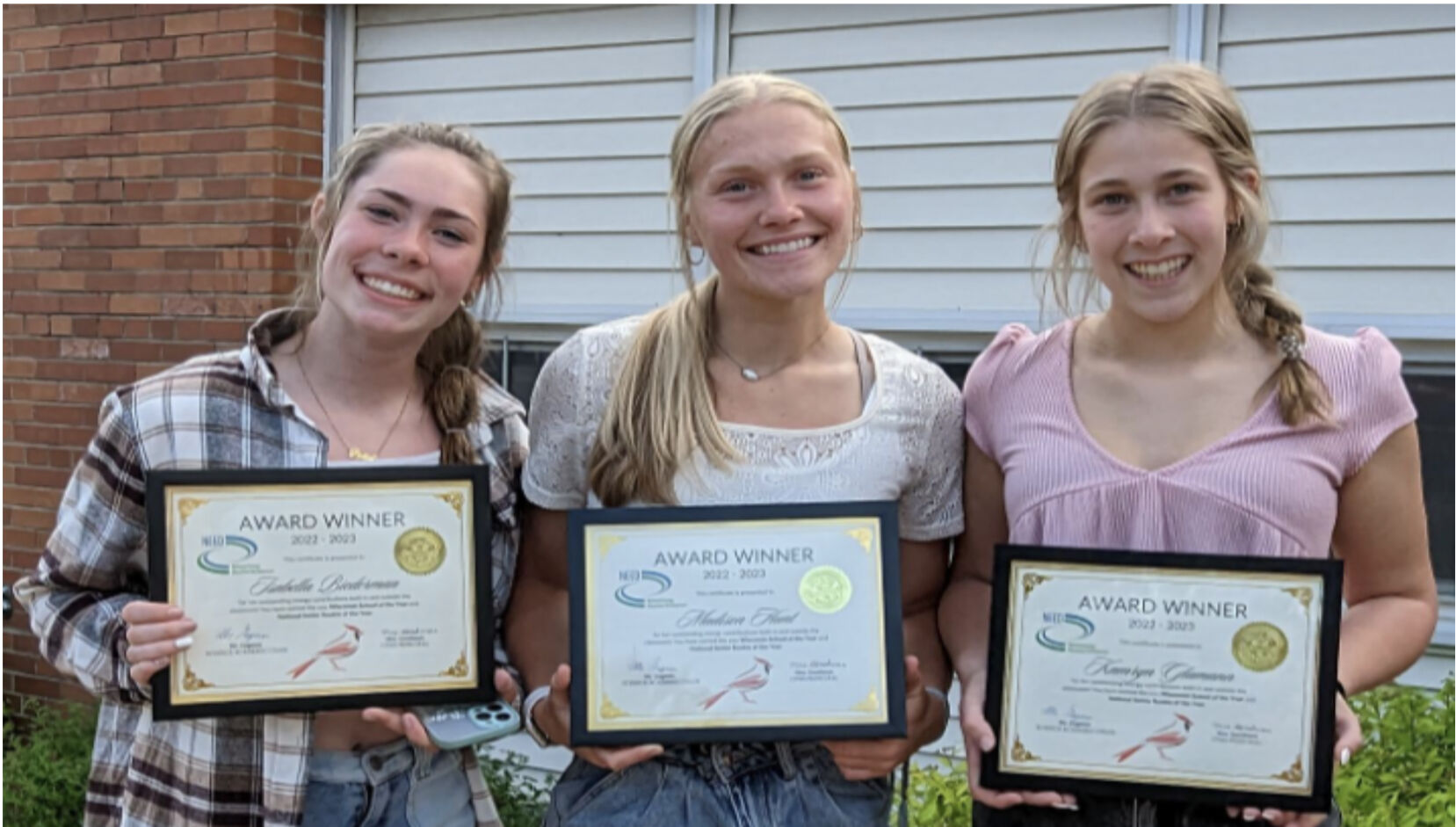 Chippewa Falls High School student energy efficiency team