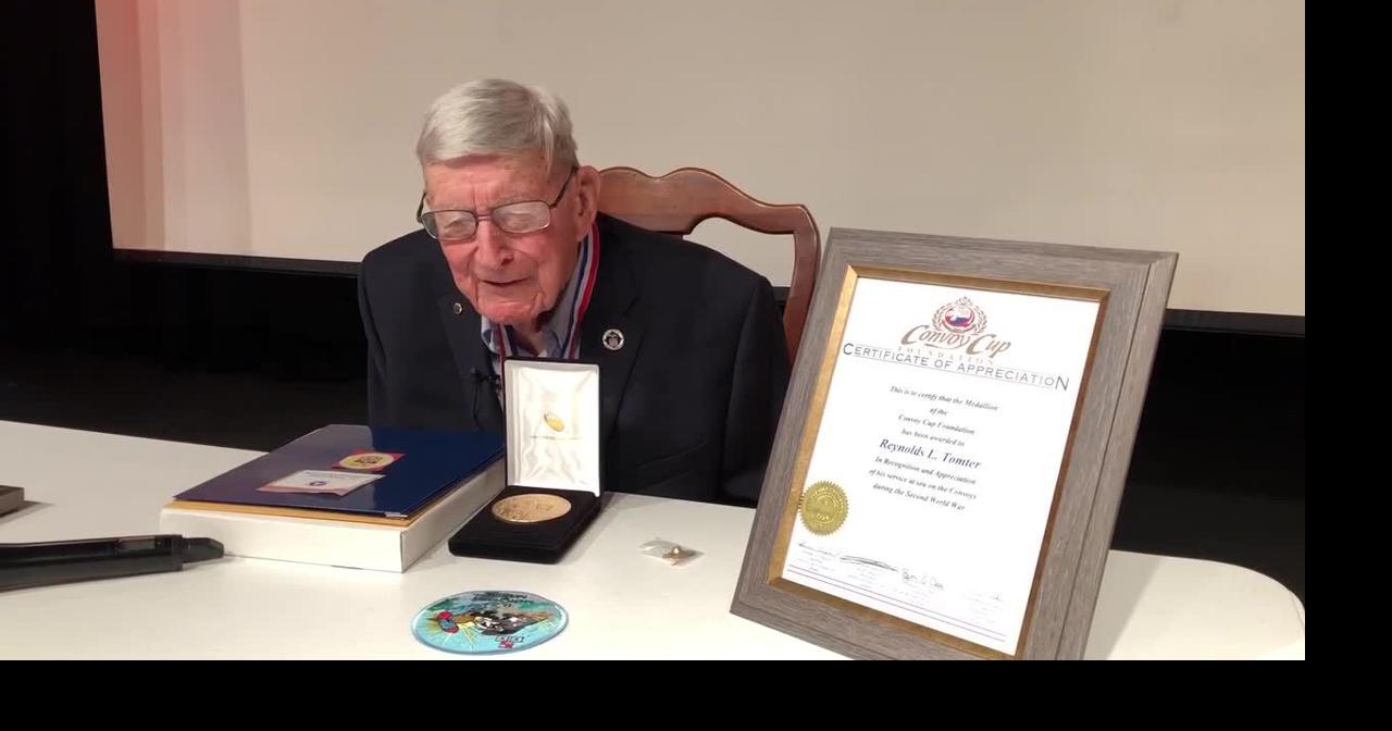 Reynolds Tomter discusses his military awards