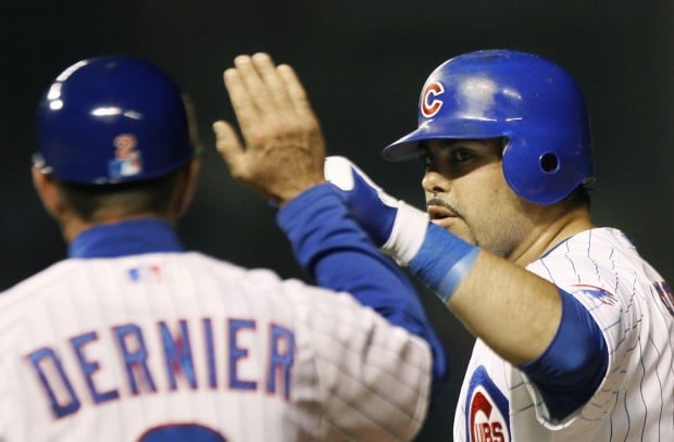Soto's 2 homers lead Cubs over Brewers