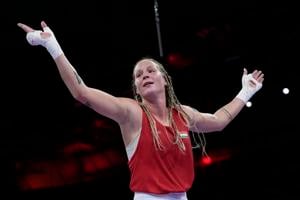 Imane Khelif's Olympic participation decried in letter from her next opponent's boxing federation