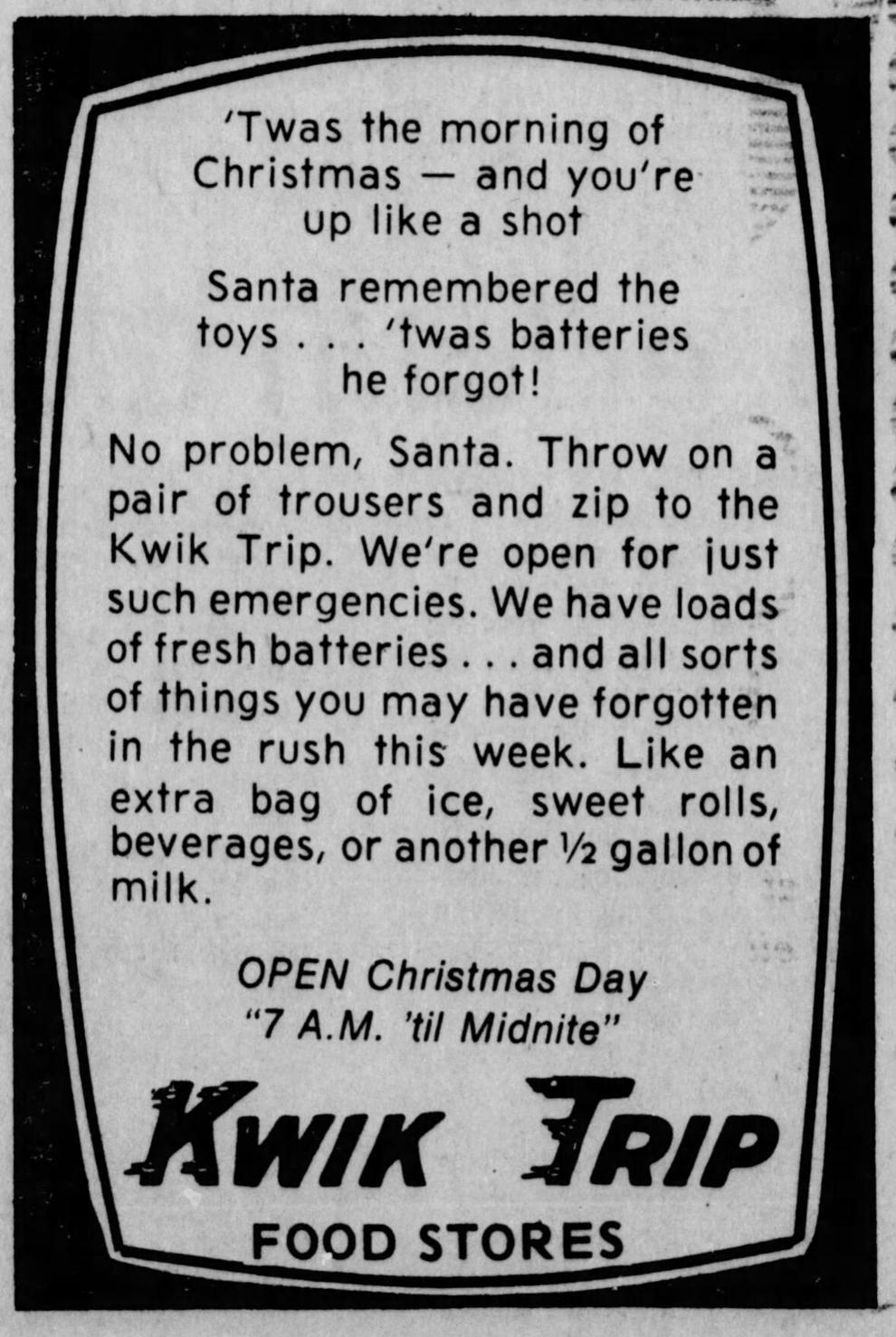 From Tribune files The early years of Kwik Trip in La Crosse