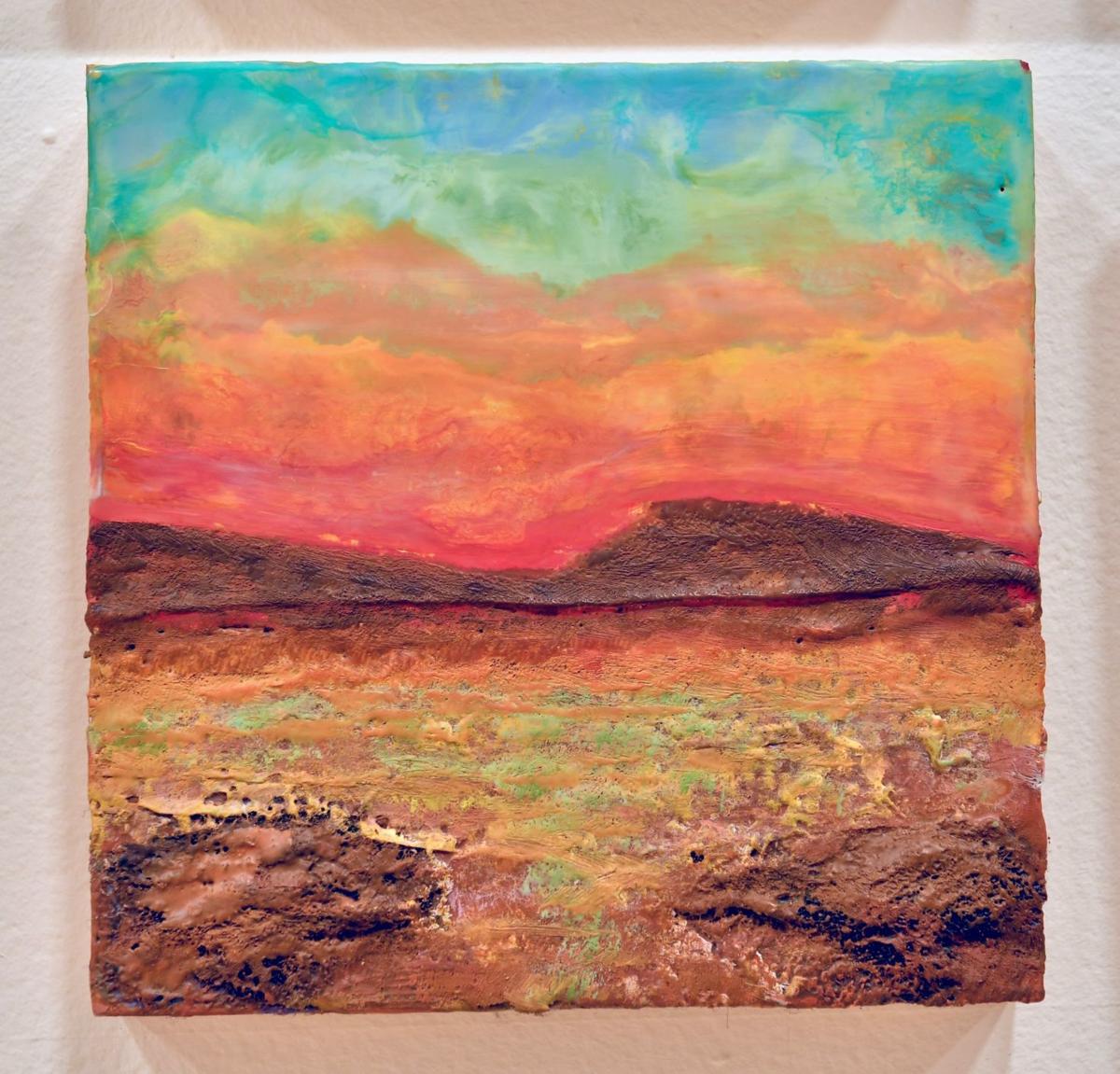 Carissa Brudos encaustic art
