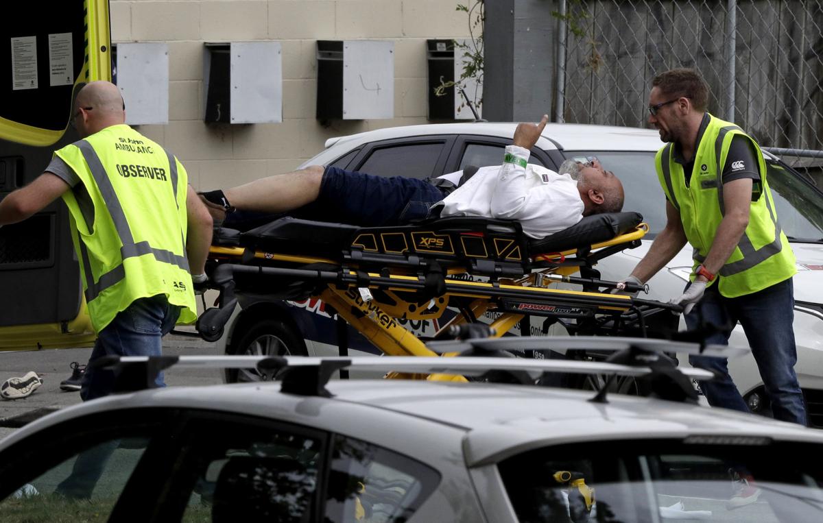 photos: many reported killed in mosque shooting in new zealand