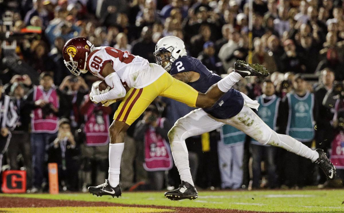 usc burnett d Rose FG State 49 beats epic Penn gun, hits at 52 USC in