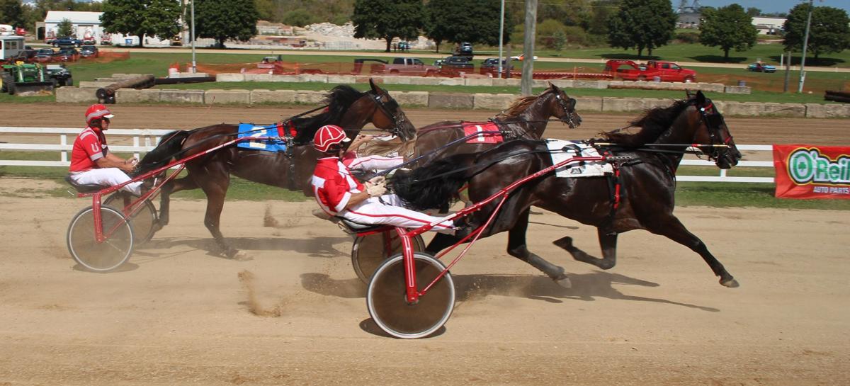 Racing action