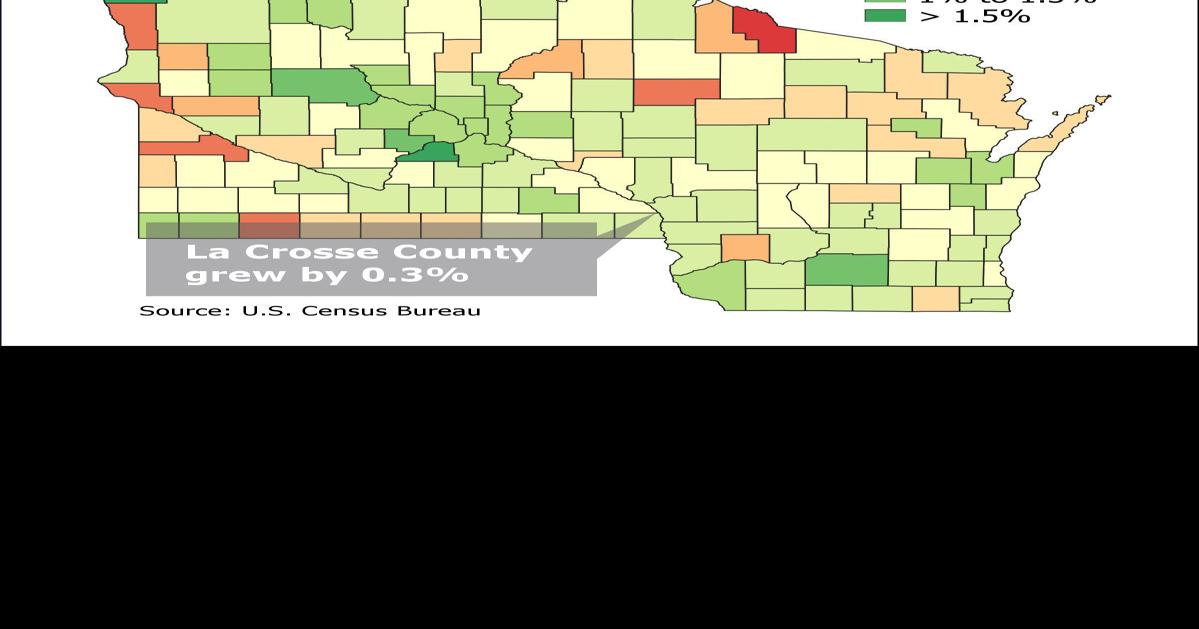 La Crosse County population surpasses 118,000 as growth rate slows