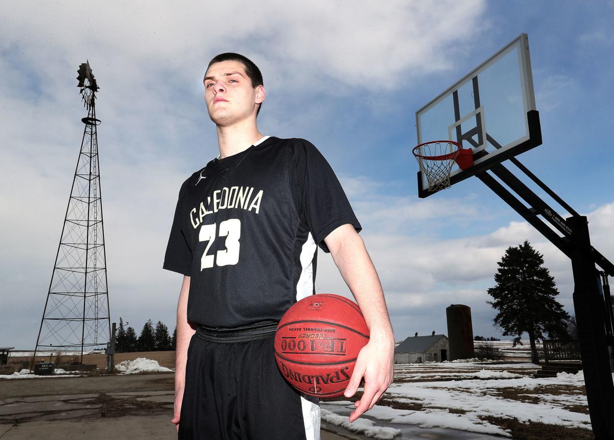 La Crosse Tribune Boys Basketball Player of the Year Caledonia’s Owen
