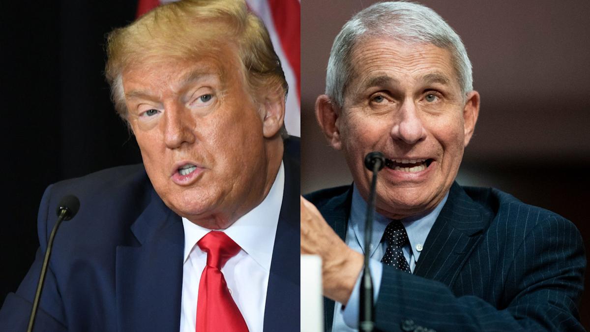 White House takes aim at Fauci as he disagrees with Trump on virus