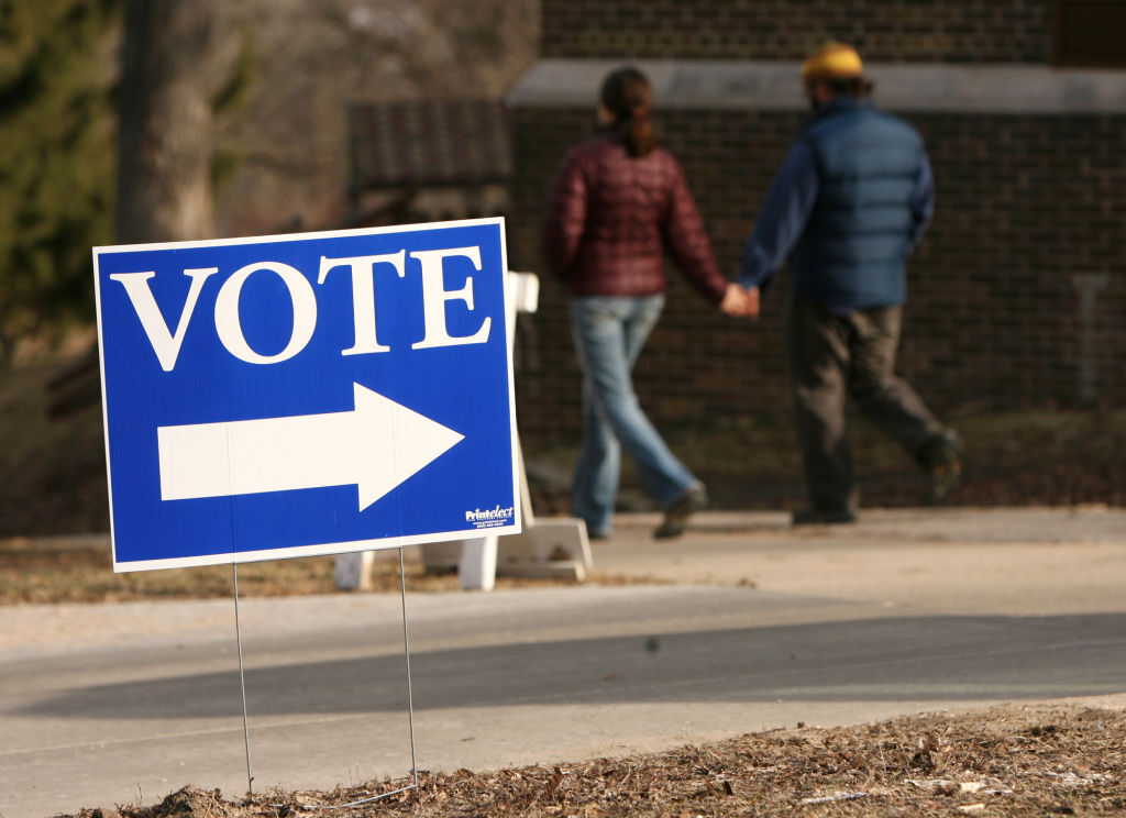 Vote sign