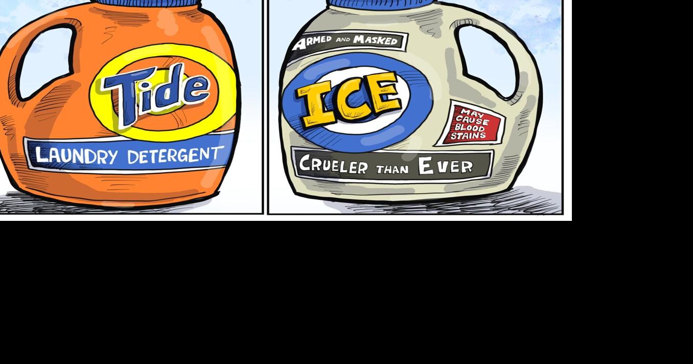 ICE raids aren't cleaning up Madison is Phil Hands cartoon