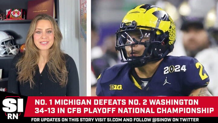 WATCH Michigan Wins College Football National Championship