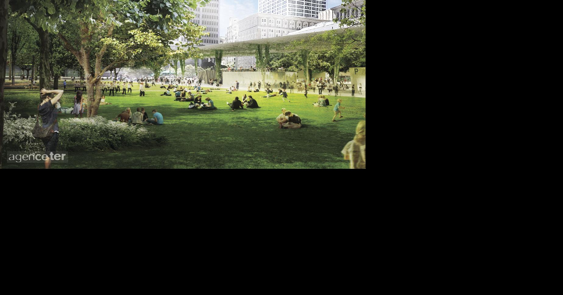 See Updated Designs for Pershing Square Renovation | Development ...