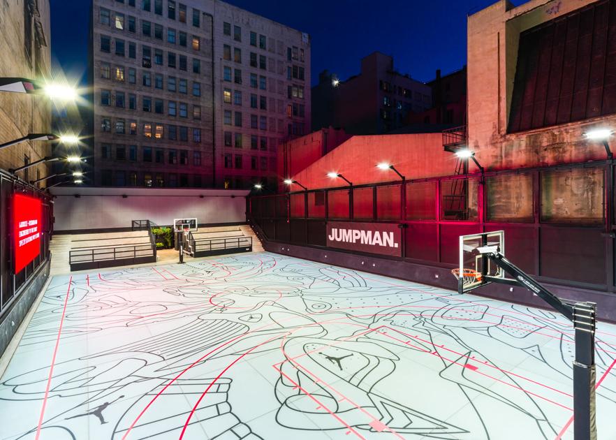 Shoe Store With Rooftop Basketball Court Opens News