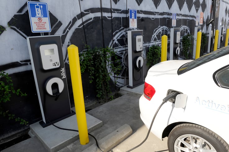 Electric Car Charging Stations Open in Arts District | News