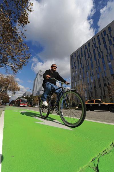 Protected Bike Lanes Coming to Spring and Main Streets