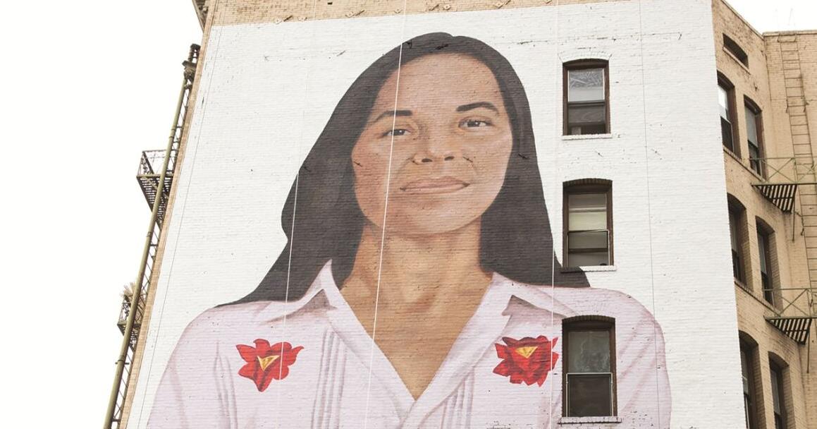‘Walking Into History’: Community shows up for Dolores Huerta mural unveiling